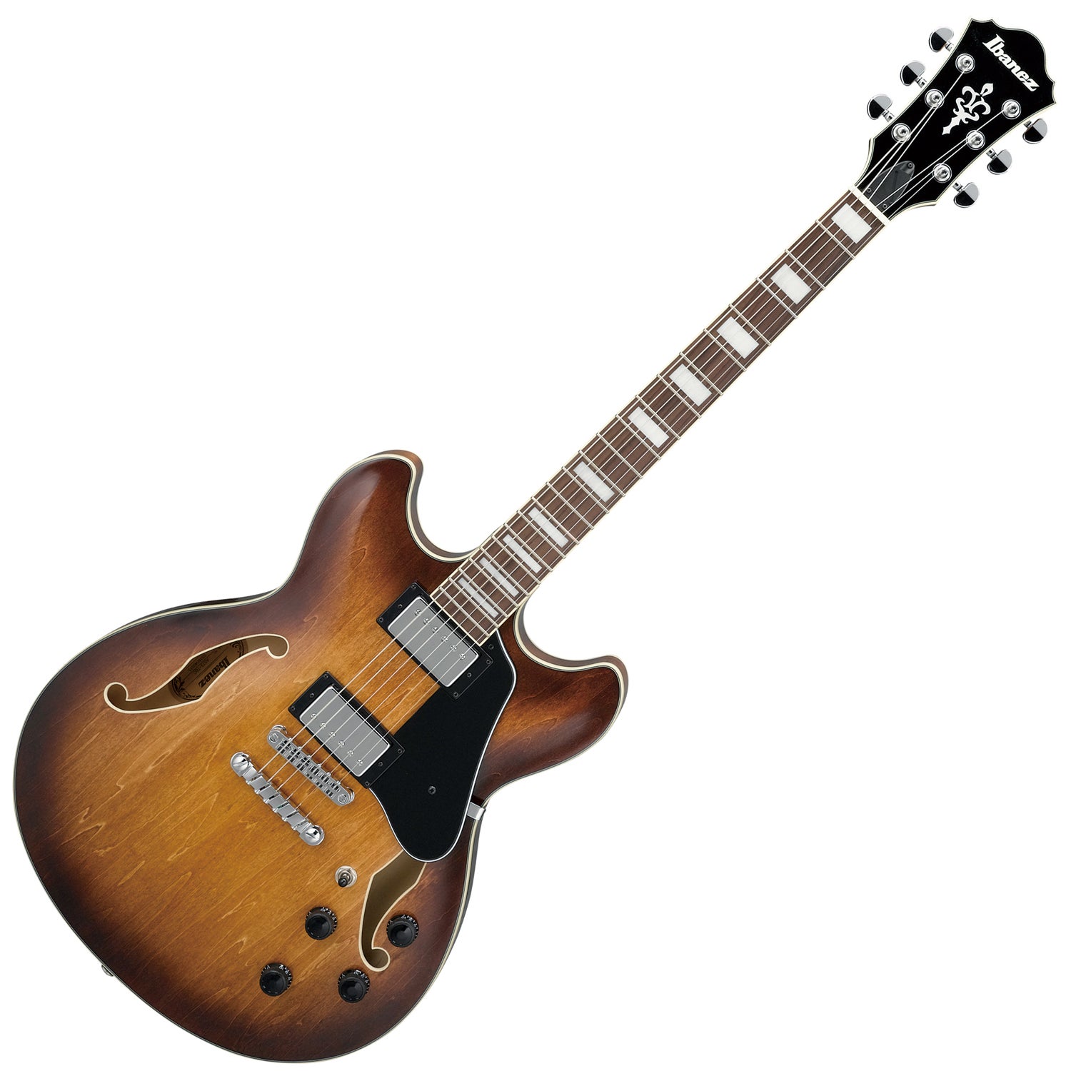 Ibanez AS73 TBC Artcore 6 String Electric Guitar 335 Style Semi Hollowbody  Double Cutaway Walnut HH Tobacco Brown