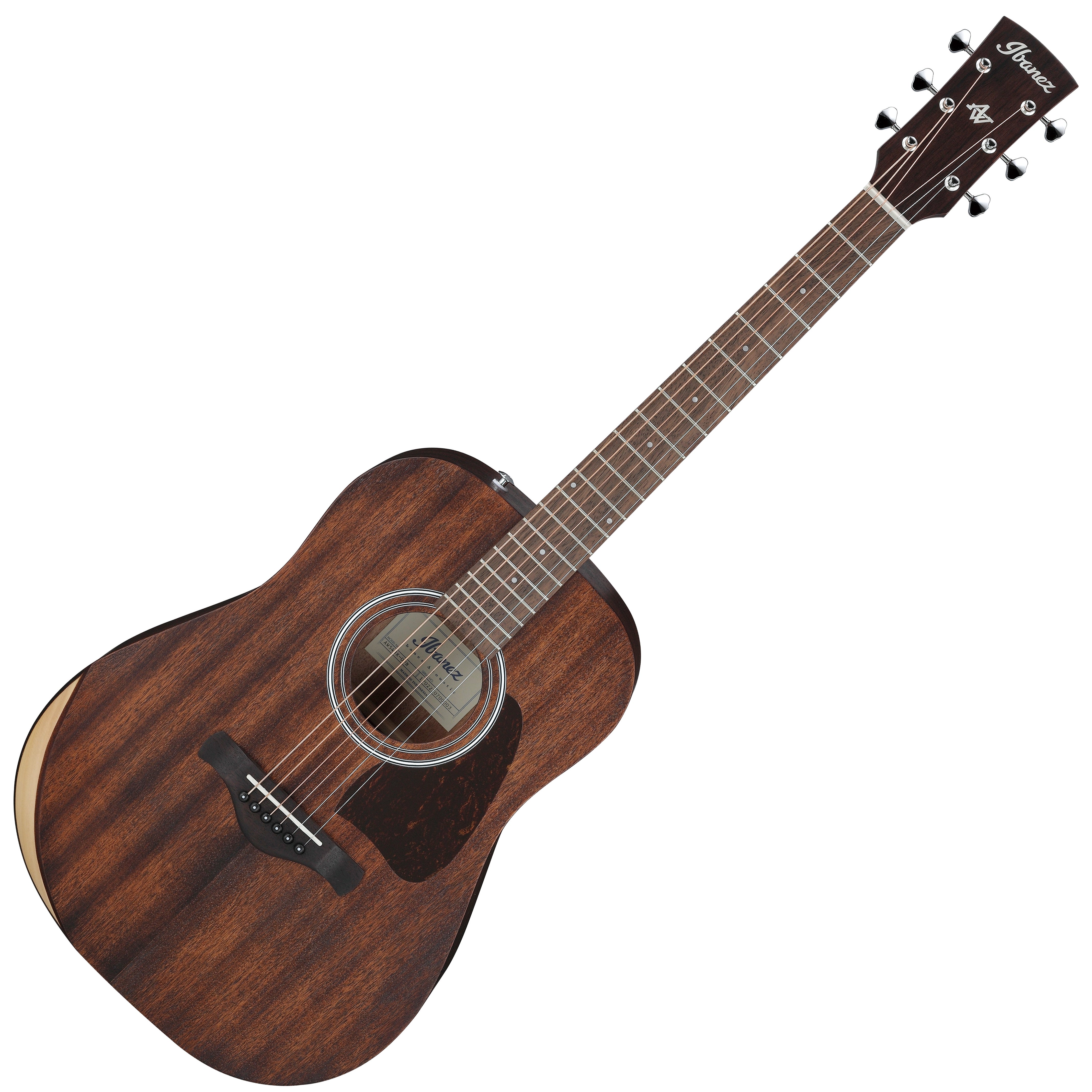 極上美品　弾き語りしようぜ！Ibanez Artwood AW50ECE NT Ibanez AW54JR Artwood Solid Top Junior Acoustic Guitar - Open Pore