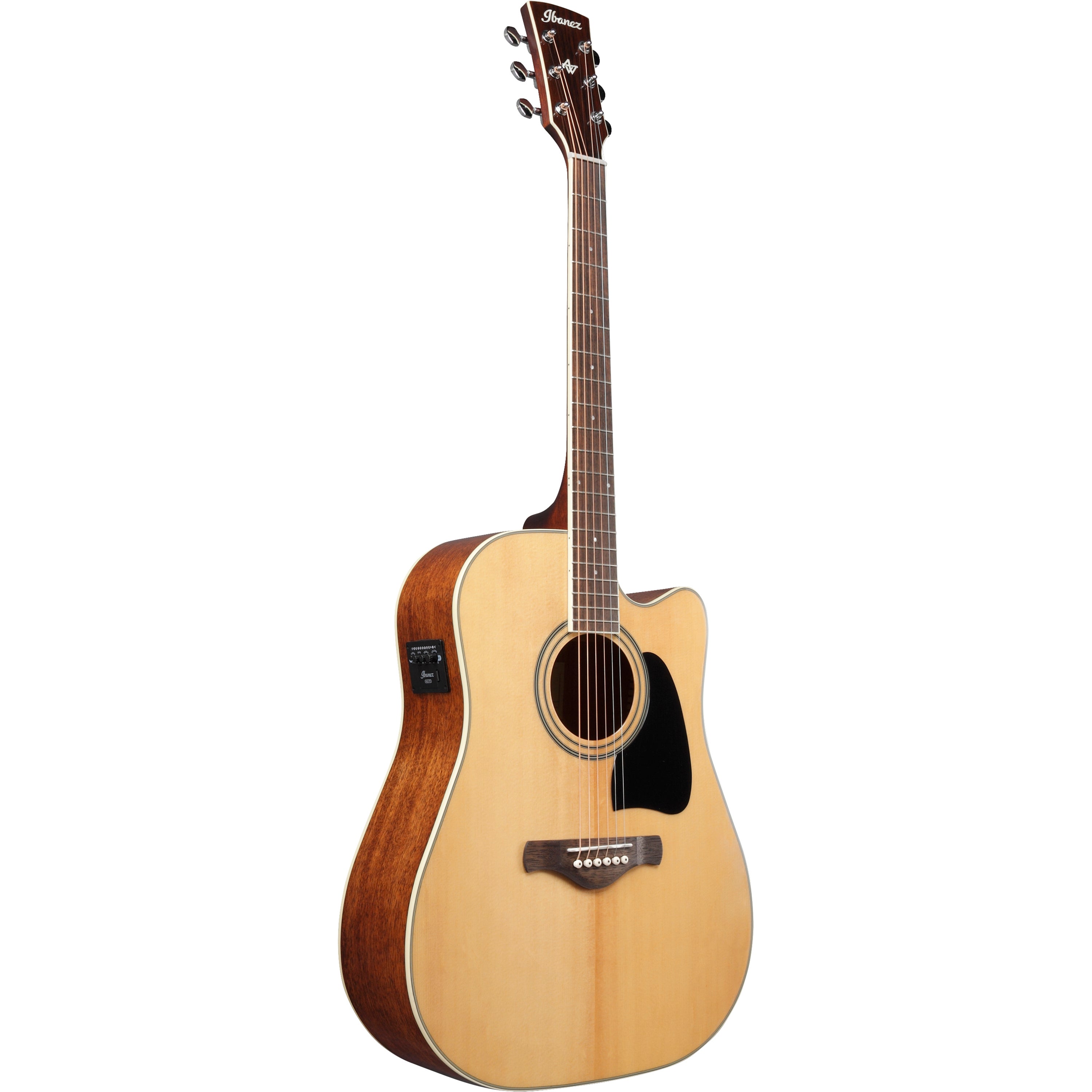 Ibanez AW70ECE Artwood Solid Top Acoustic-Electric Guitar - Natural High Gloss