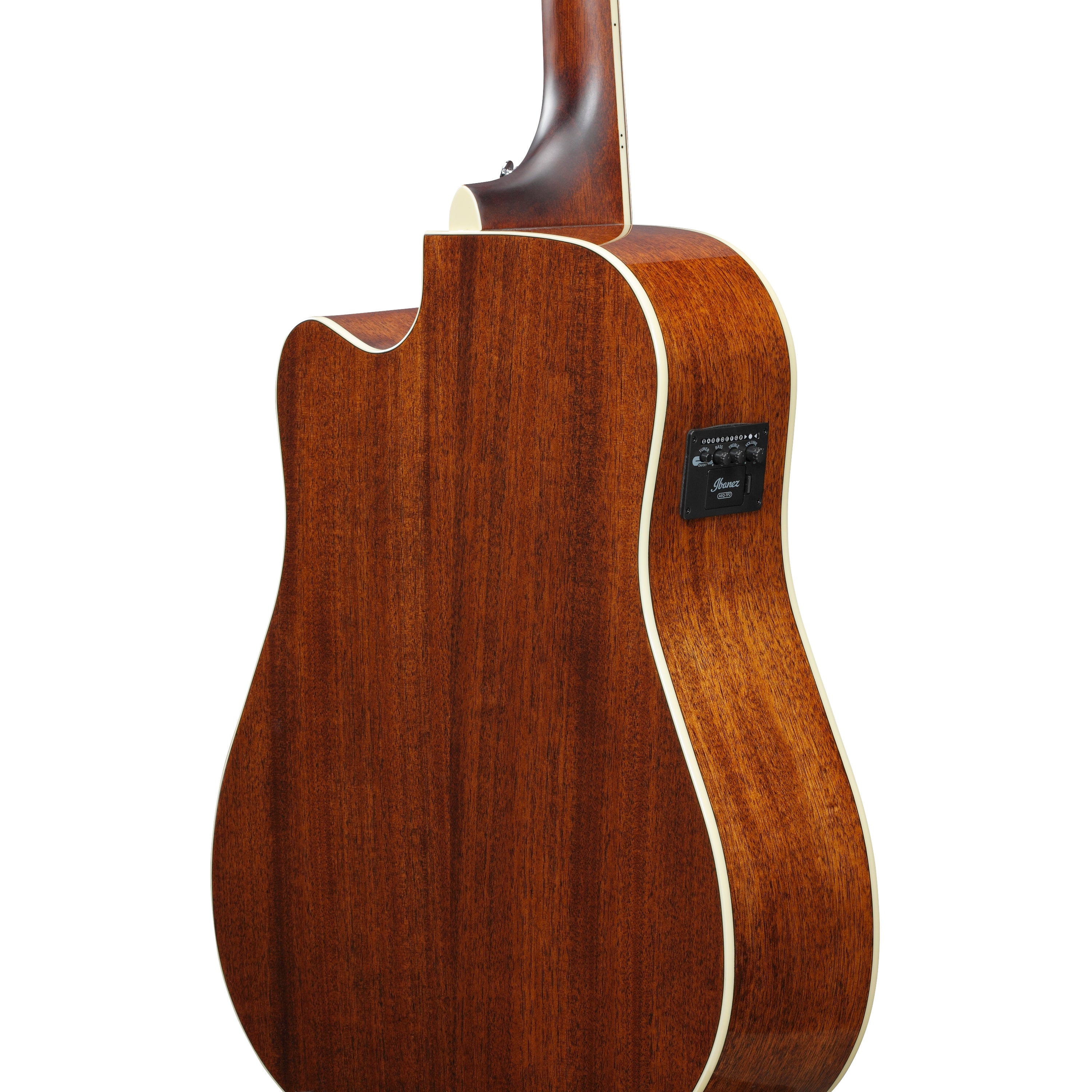 Ibanez AW70ECE Artwood Solid Top Acoustic-Electric Guitar - Natural High Gloss