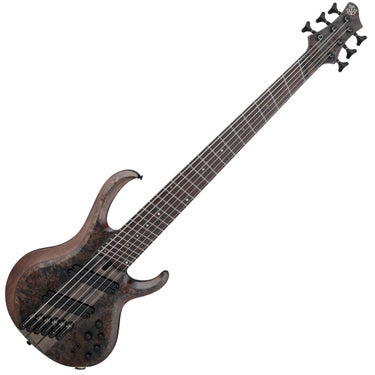 Ibanez BTB806MS 6-string Multiscale Electric Bass Guitar - Transparent Gray Flat
