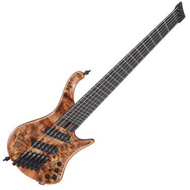 Ibanez EHB1506 Bass Workshop Series Headless 6-String Electric Bass Guitar - Antique Brown Stained Low Gloss