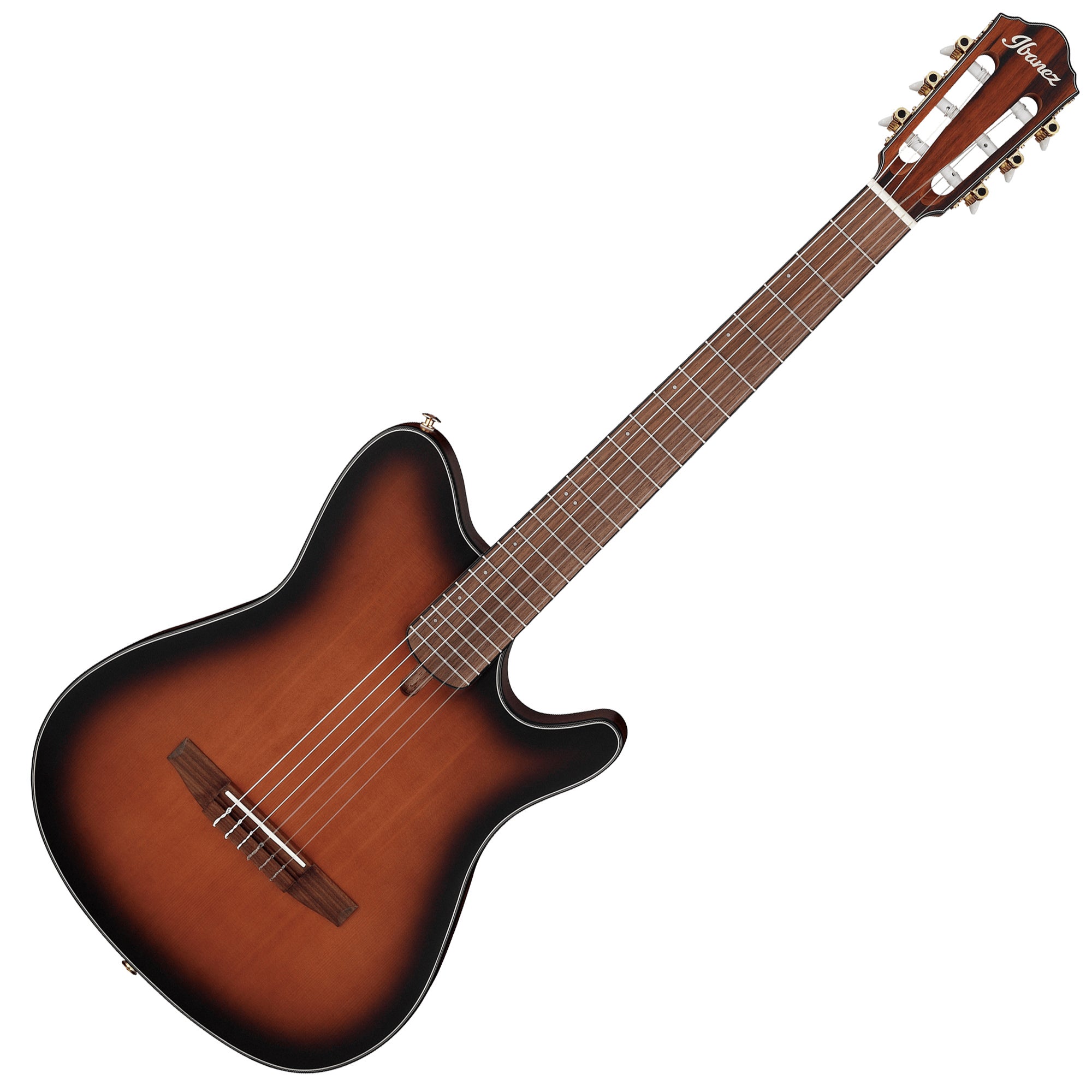 Ibanez Frh10n Bsf Thinline 6-string Nylon Acoustic-electric Guitar