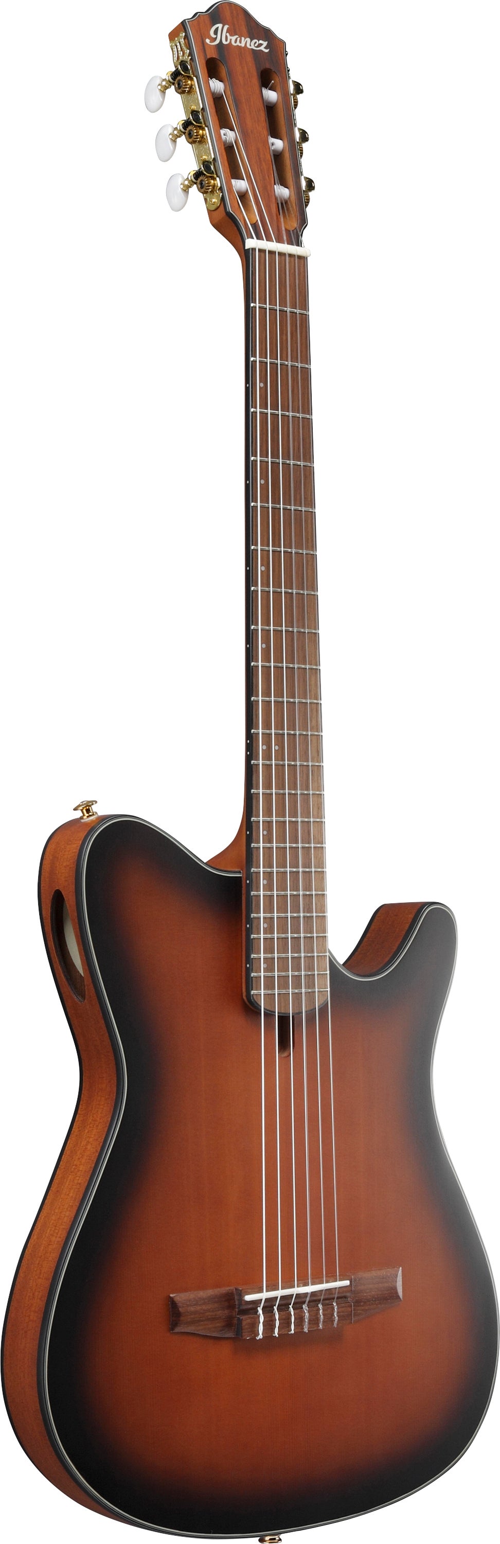 Ibanez FRH10N BSF Thinline 6-String Nylon Acoustic-Electric Guitar
