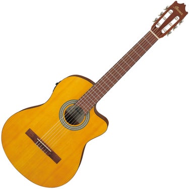 Ibanez GA3ECE Cutaway Classical Guitar with AEQ-2T Preamp - Open Pore Amber