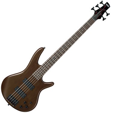 Ibanez GSR205B WNF 5 String Electric SR Bass Guitar, Walnut Flat