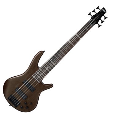 Ibanez GSR206B WNF 6 String Electric Bass Guitar, Walnut Flat