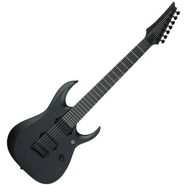 Ibanez Iron Label RGDRB71 7-String HH Electric Guitar - Black Flat