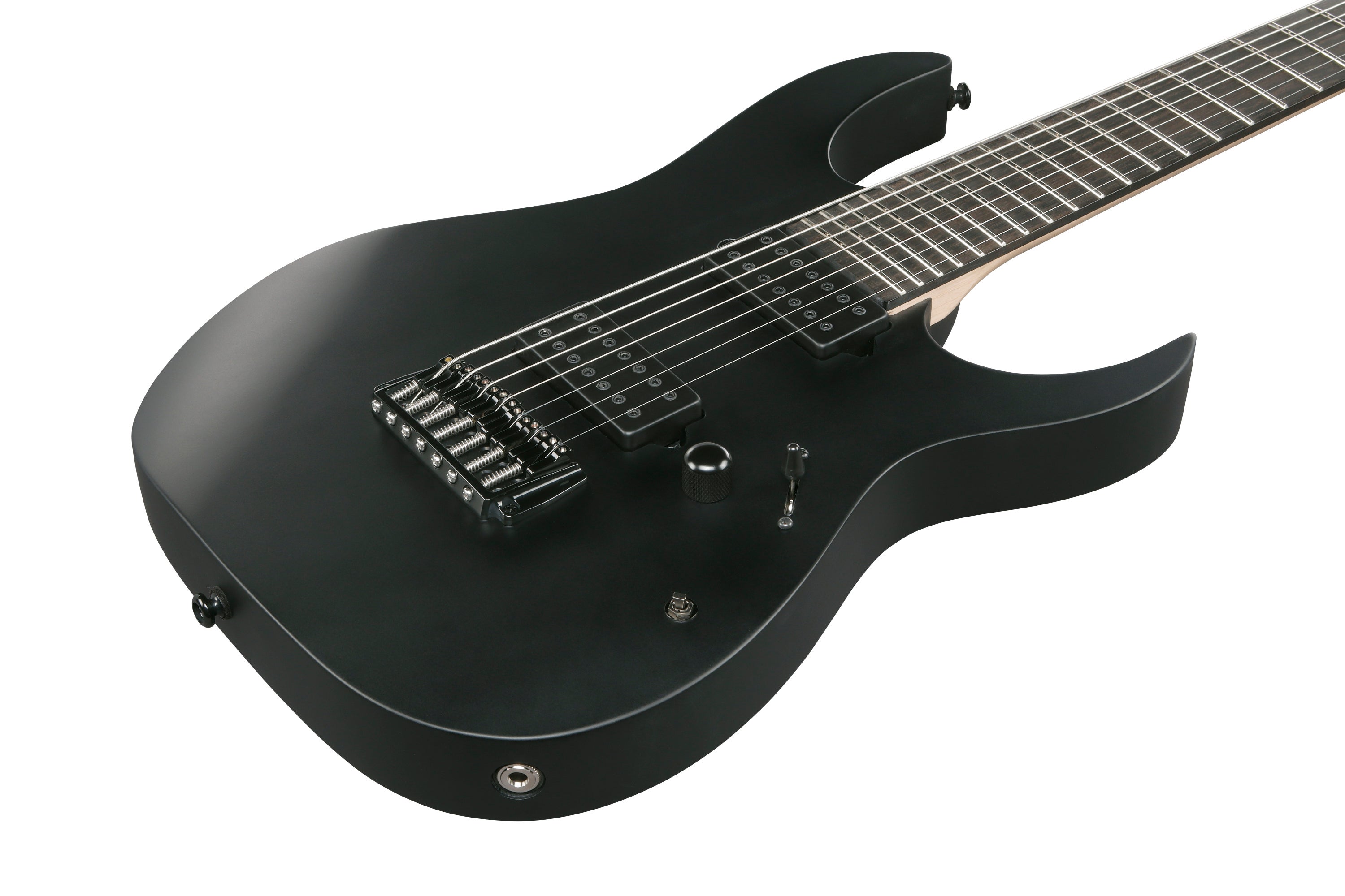 Ibanez Iron Label RGIXL7 7-String Electric Guitar - Black Flat