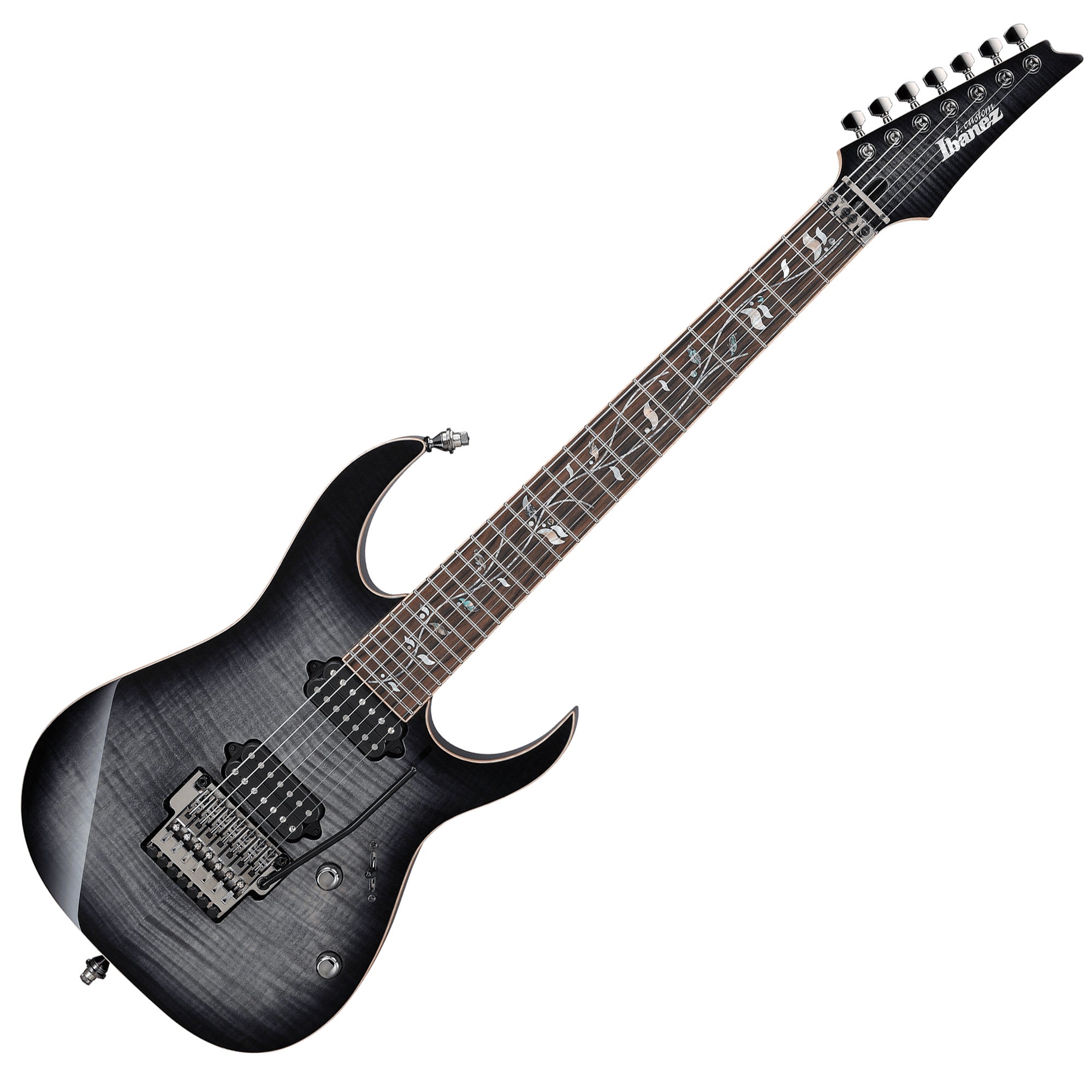 Ibanez J Custom RG8527 7-string Electric Guitar - Black Rutile