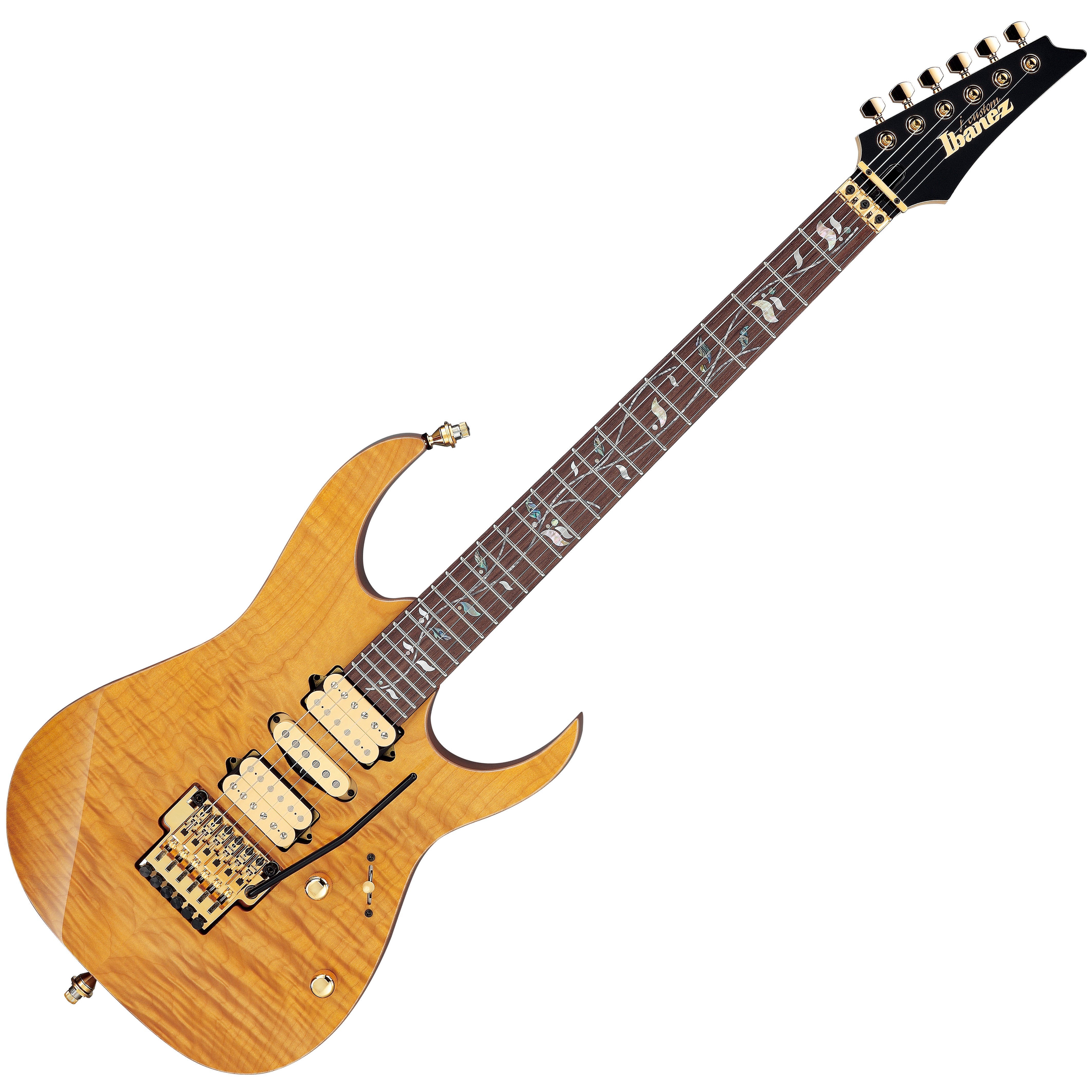 Ibanez J Custom RG8570EM HSH Electric Guitar - Natural | Music Works