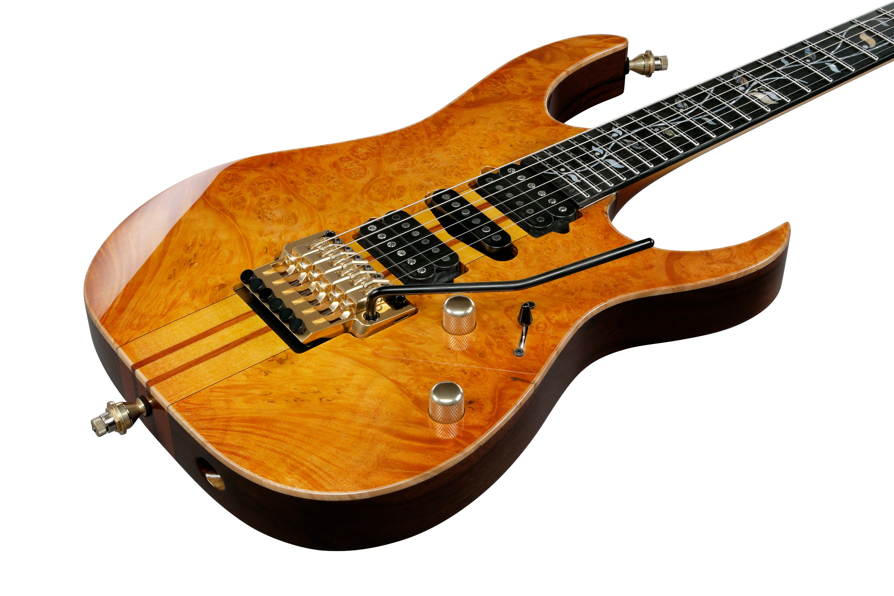 Ibanez Japan Custom Shop Visions IV1RG Electric Guitar - Amber