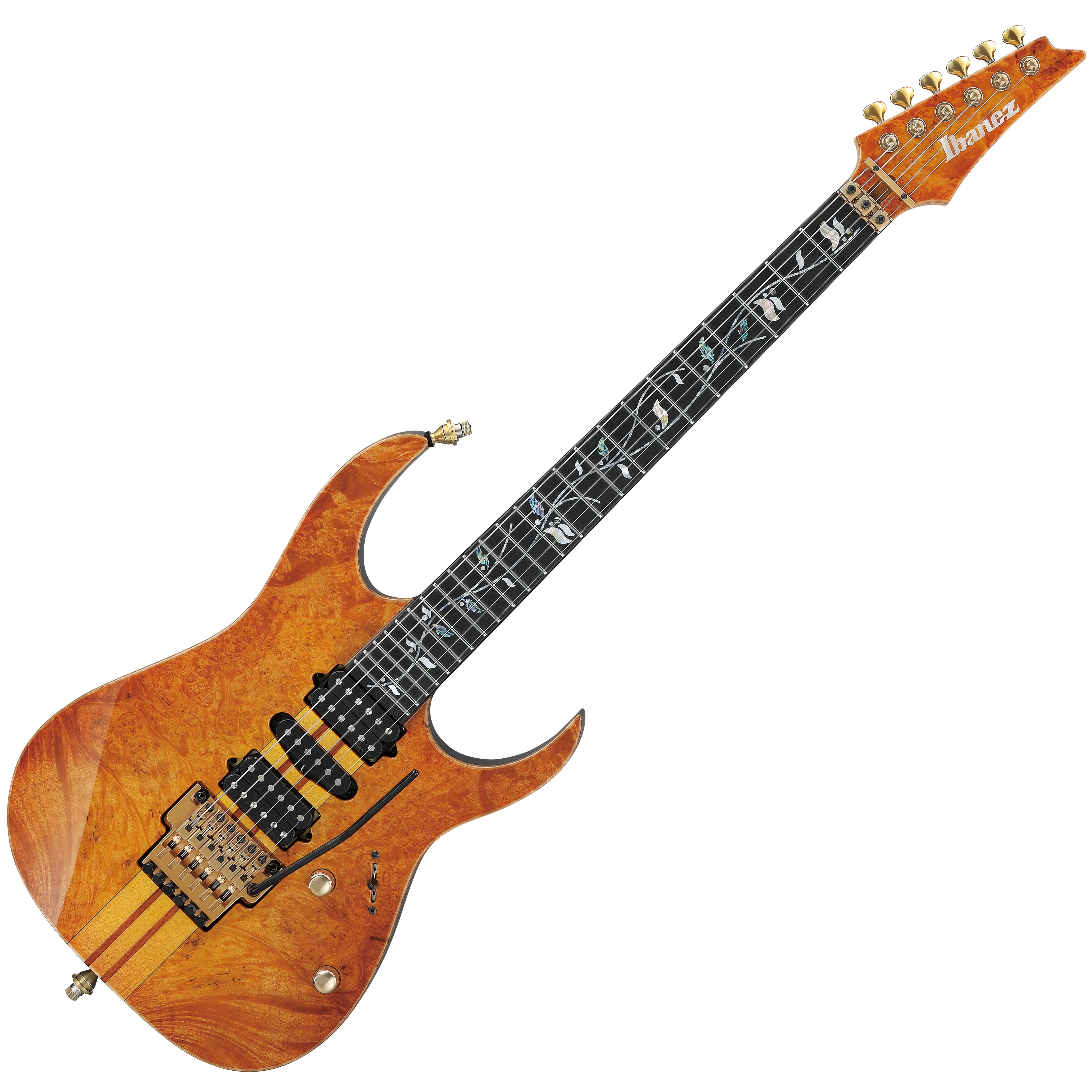 Ibanez　Custom Ibanez Japan Custom Shop Visions IV1RG Electric Guitar - Amber