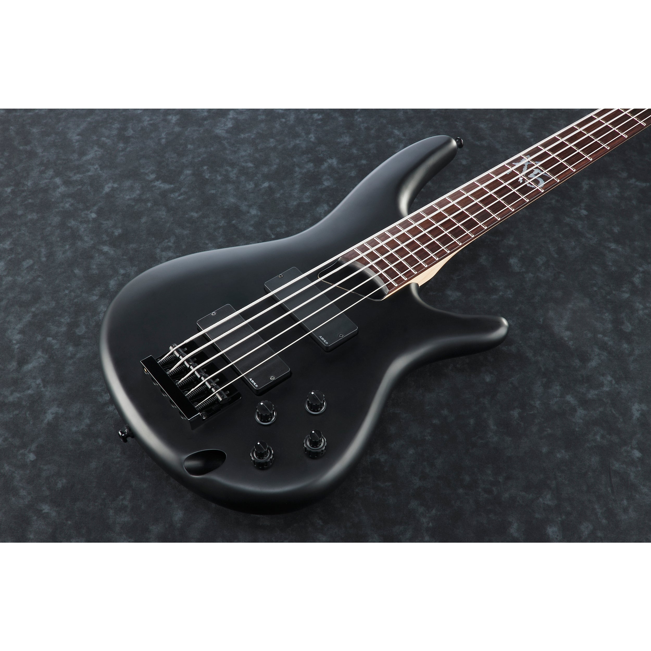 Ibanez K5 Fieldy (Korn) Signature 5-String Bass Guitar - Black Flat