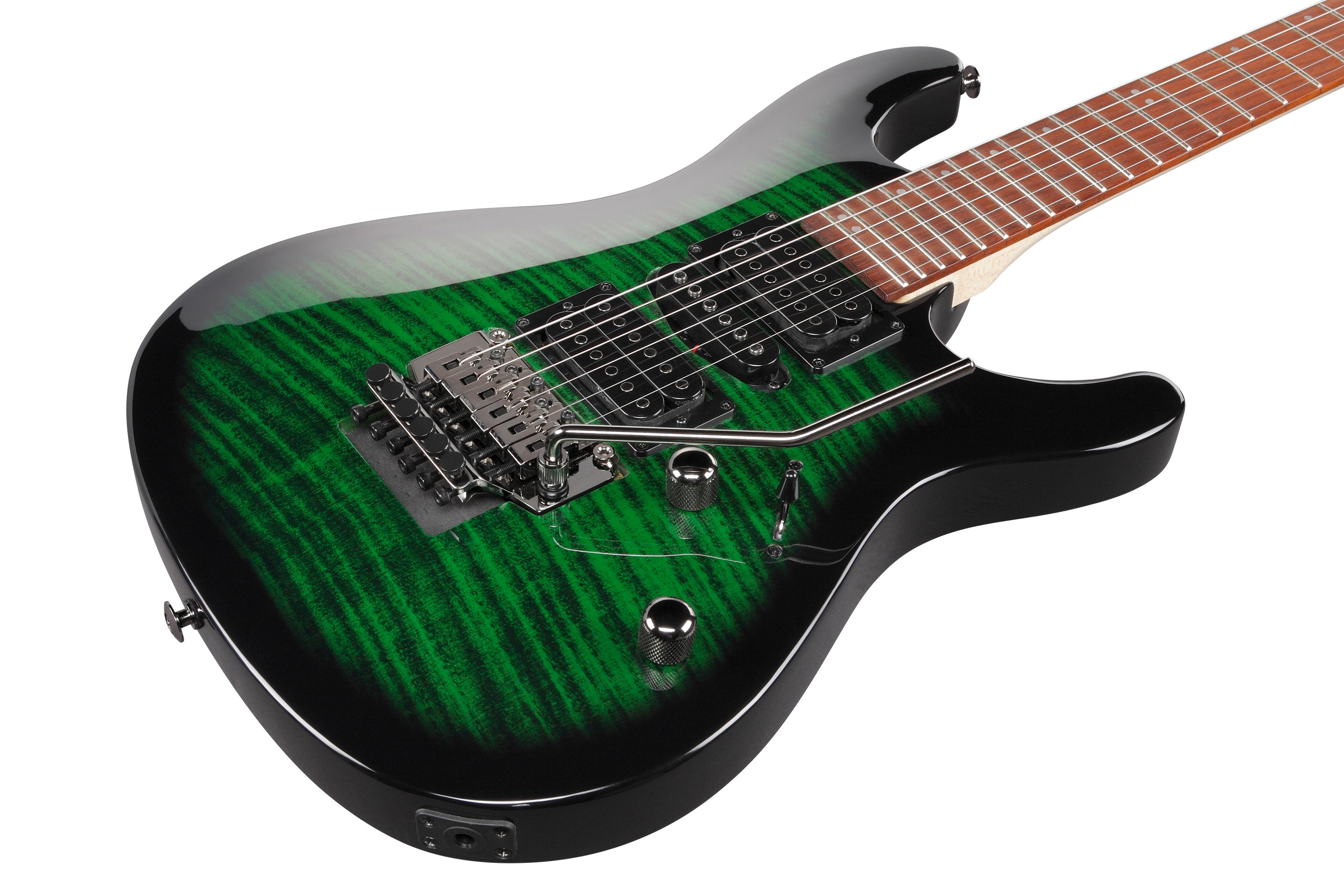 Ibanez エルキギター Ibanez Kiko Loureiro KIKOSP3 TEB - transparent emerald burst