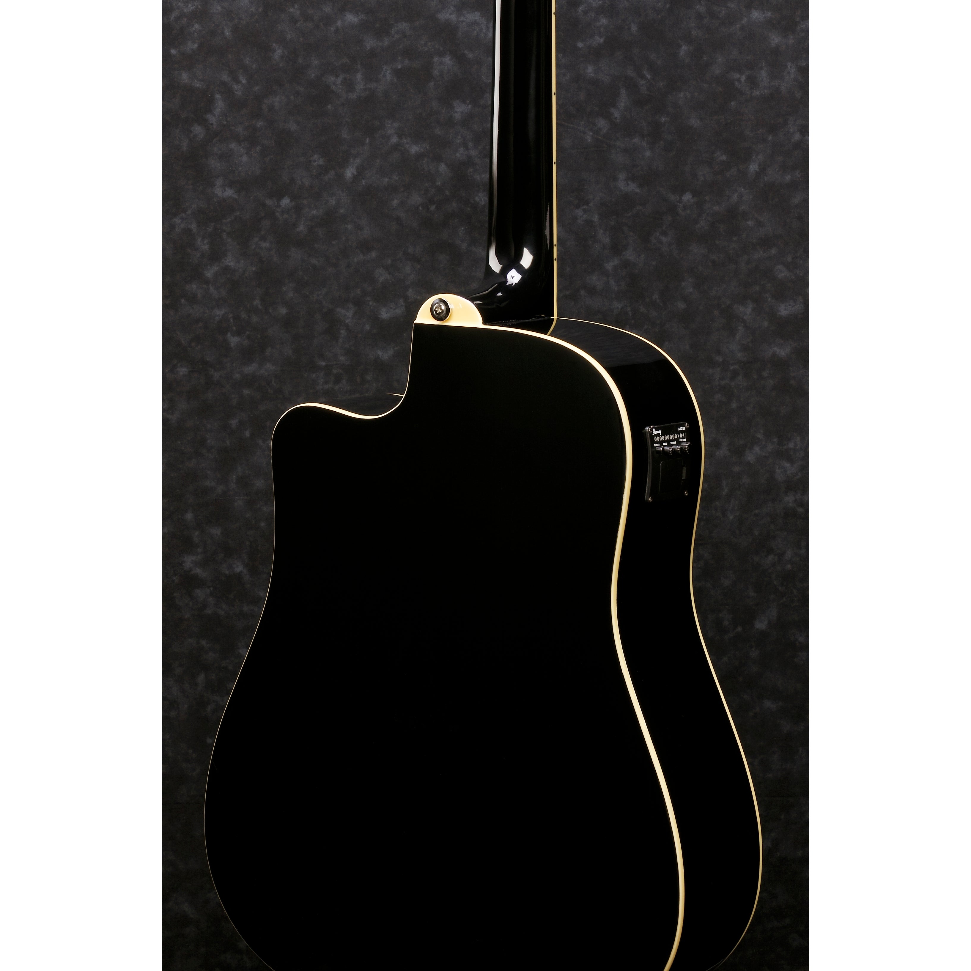 Ibanez PF15ECE Performance Acoustic-Electric Guitar - Black High Gloss