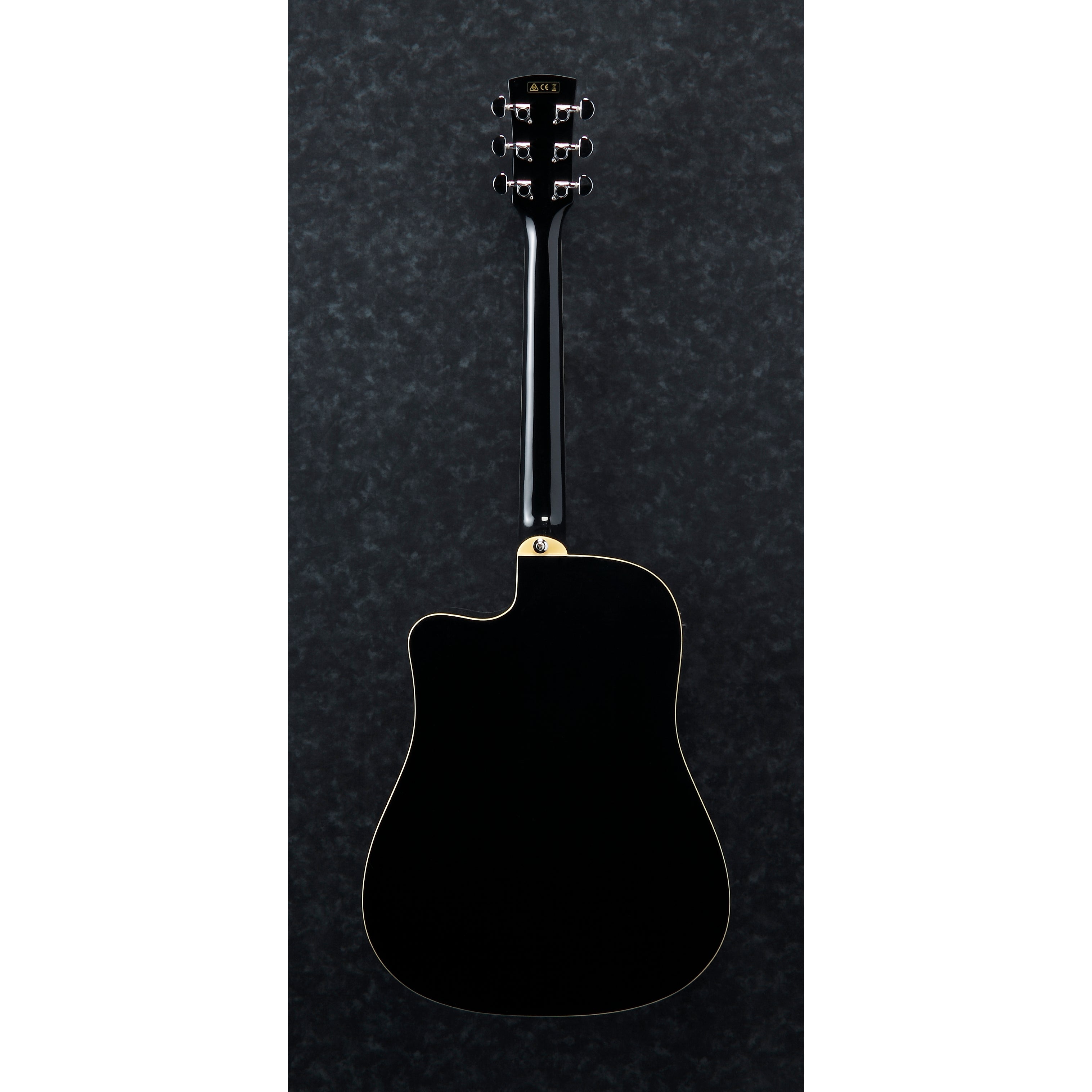 Ibanez PF15ECE Performance Acoustic-Electric Guitar - Black High Gloss