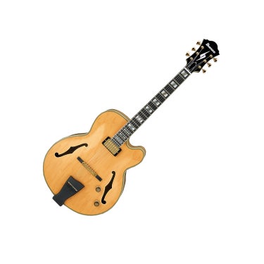 Ibanez PM200 NT Prestige Pat Metheny Signature 6 String Electric Guitar Hollowbody Ebony H Japan w/Case Natural