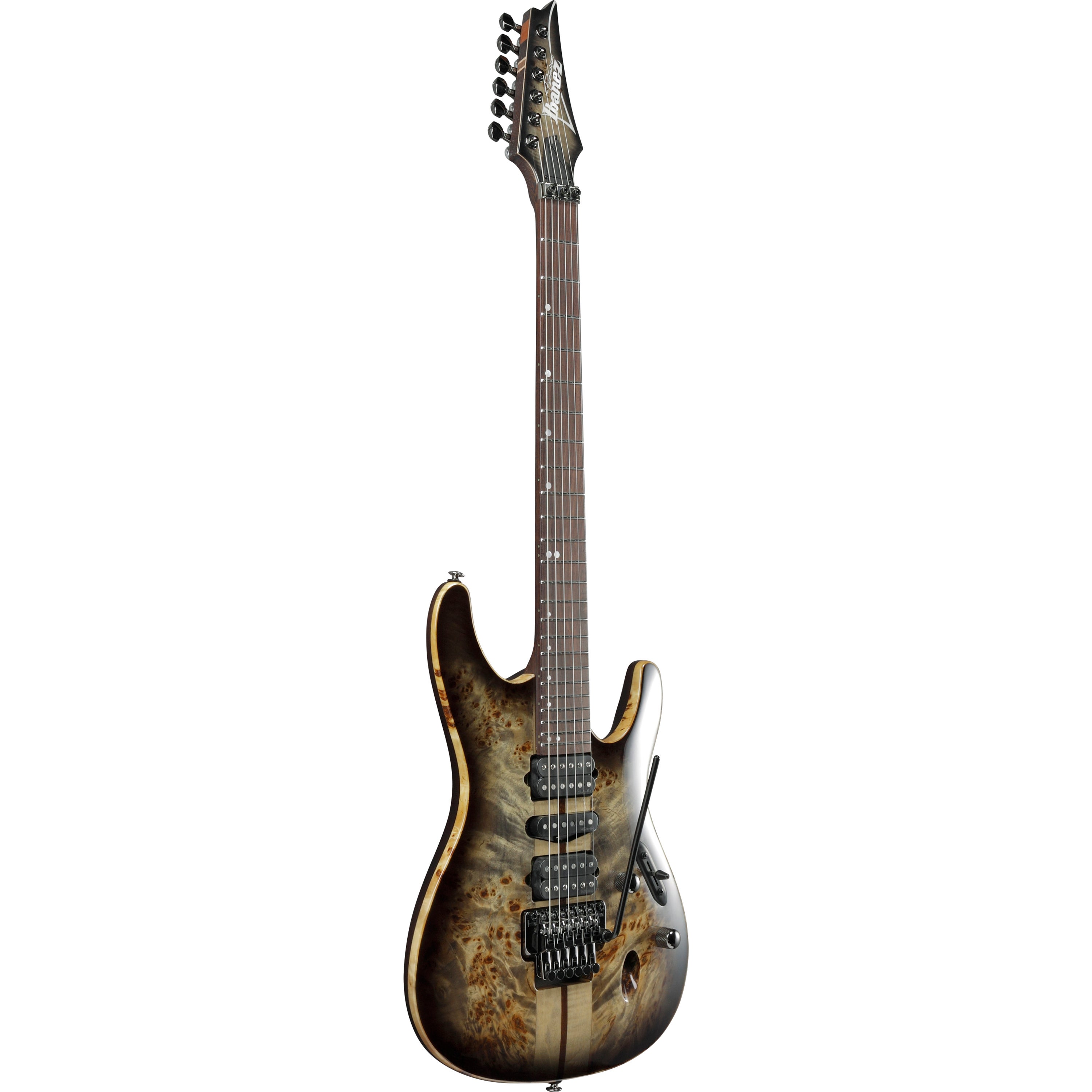Ibanez Premiuim S1070PBZ HSH Electric Guitar - Charcoal Black 