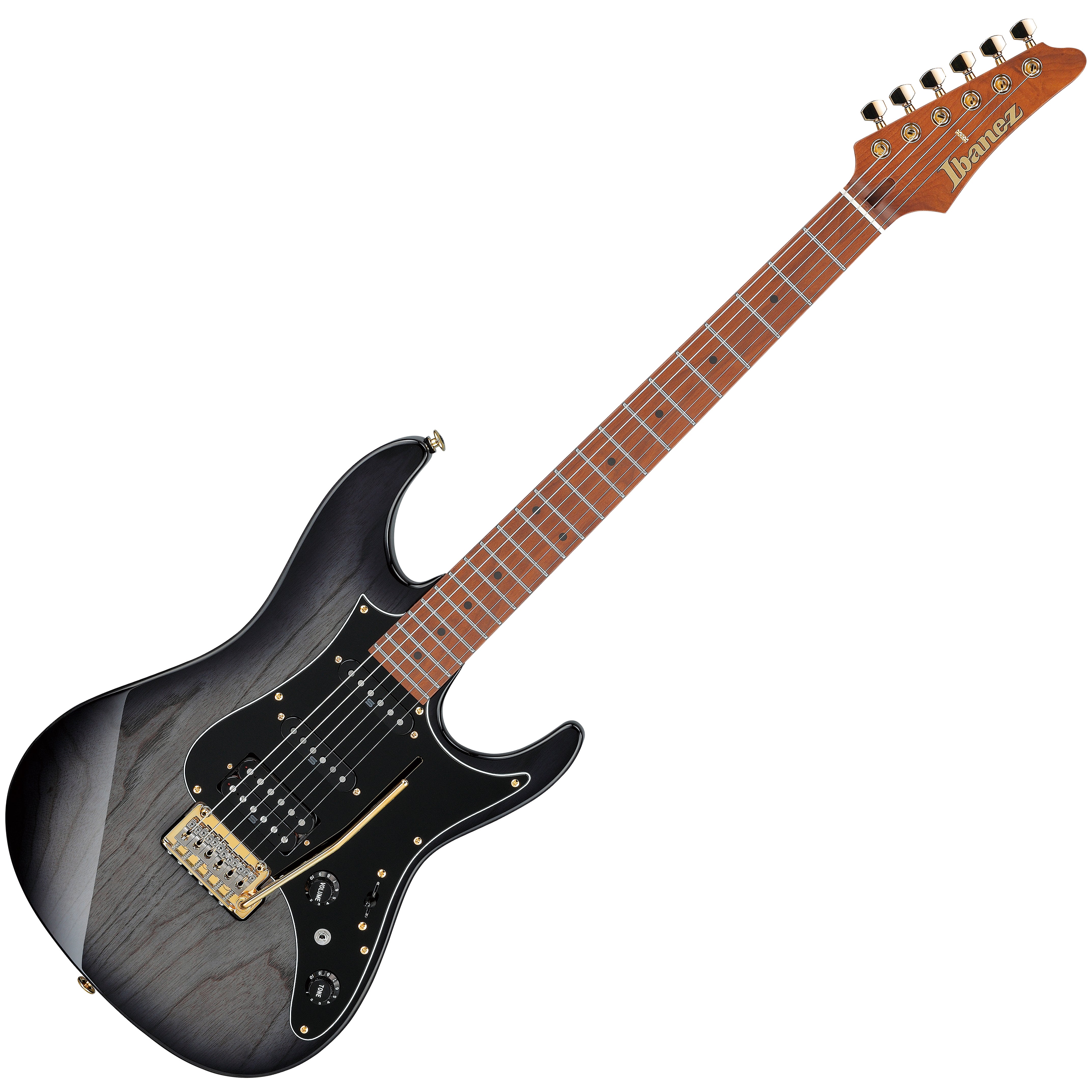 Ibanez Prestige AZ2204AG Electric Guitar - Transparent Gray Burst