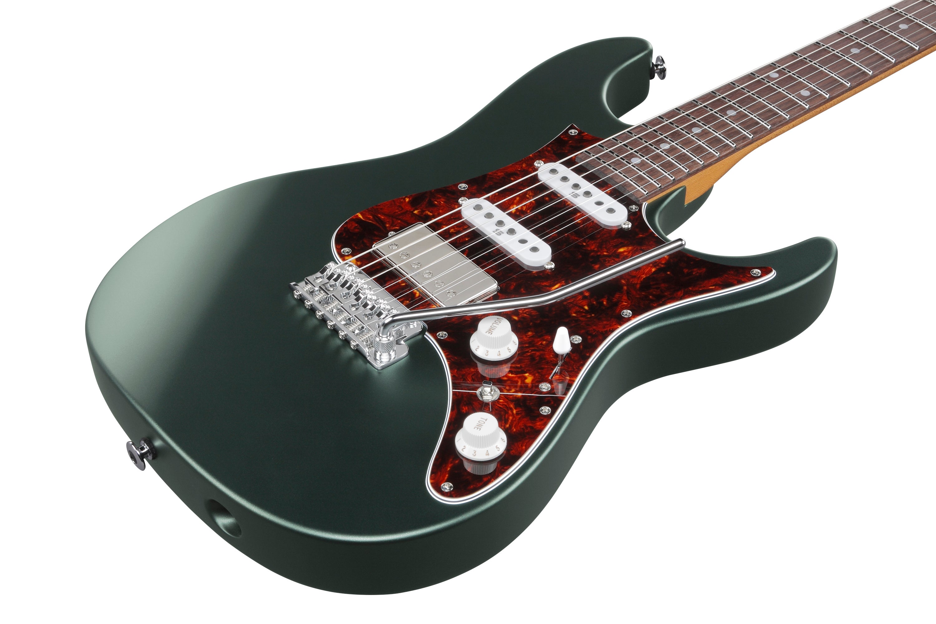 Ibanez Prestige AZ2204N Electric Guitar - Ivy Green Metallic Flat
