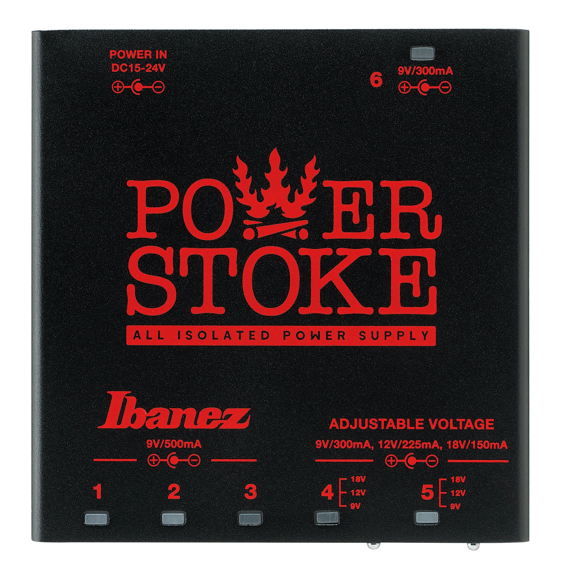 Ibanez PWRS6 Isolated 9v Pedal Power Supply | Music Works