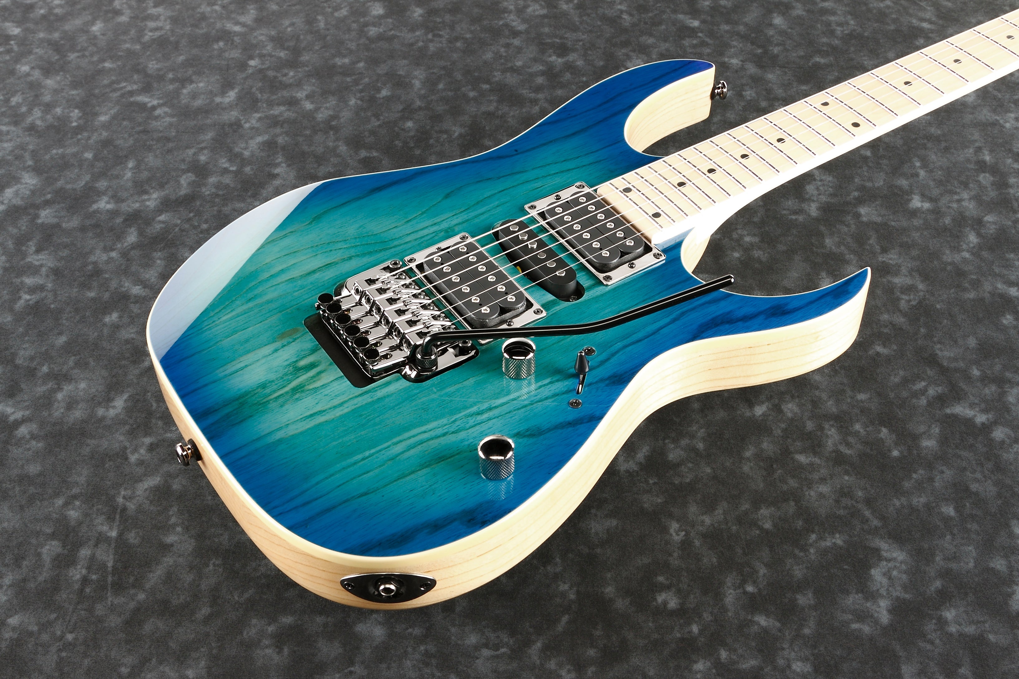 美品　Ibanez RG370AHMZ Ibanez RG370AHMZ BMT : Blue Moon Burst【現物画像】（新品