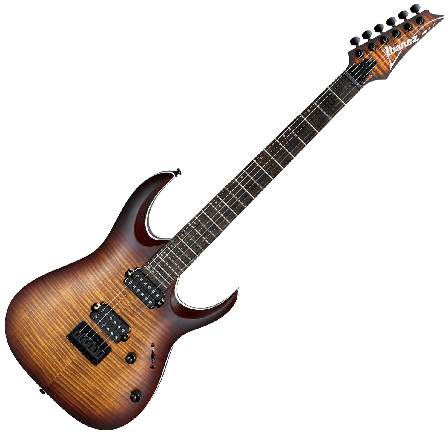 Ibanez RGA42FM ドラゴンアイバースト色 Ibanez RGA42FM - Dragon Eye Burst Flat #217027 – Guitar HAUS