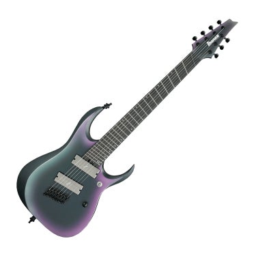 Ibanez RGD71ALMS BAM Axion RGD 7 String Electric Guitar Multi Scale Ebony HH Fluence Black Aurora Burst Matte