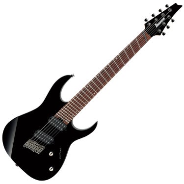 Ibanez RGMS7 BK RG 7 String Electric Guitar Jatoba Multi Scale HH Black
