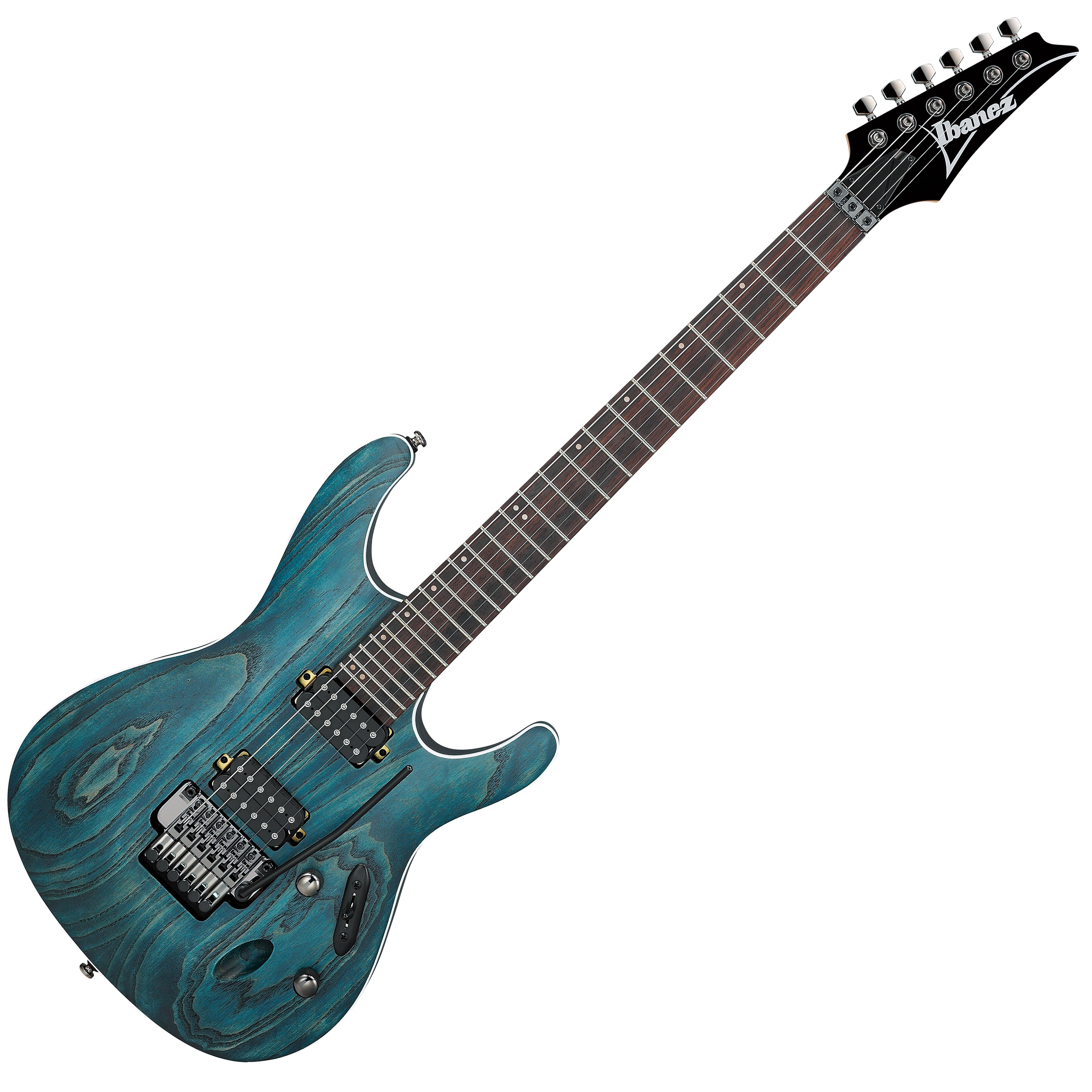 Ibanez S520AH S Series HH Electric Guitar - Cosmic Blue Flat