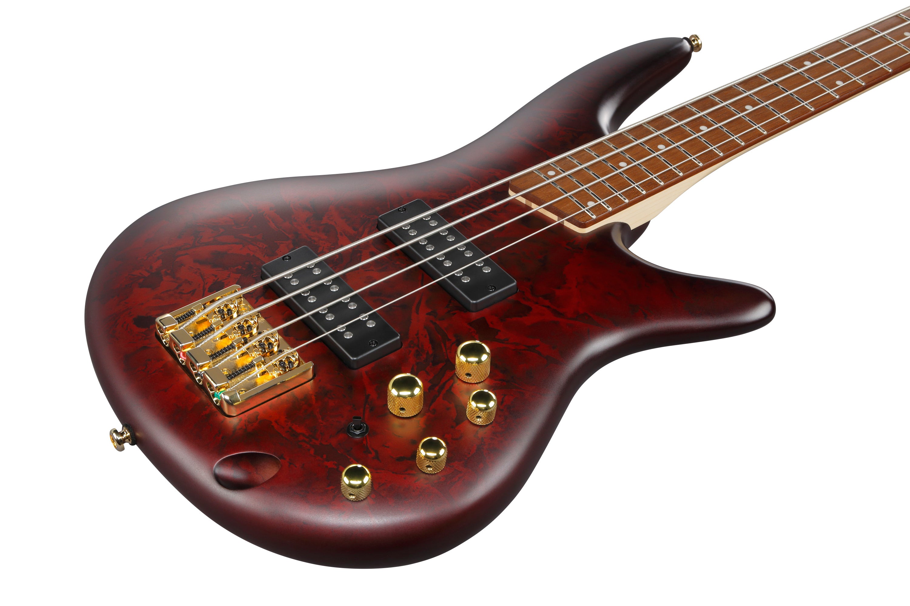 Ibanez SR Standard SR300EDX Bass Guitar - Wine Red Frozen Matte