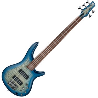 Ibanez SR Standard SR405EQM Bass Guitar - Stained Cosmic Blue Starburst
