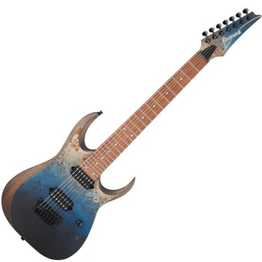 Ibanez Standard RGD7521PB-DSF 7-String Solidbody Electric Guitar - Deep Seafloor Fade Flat