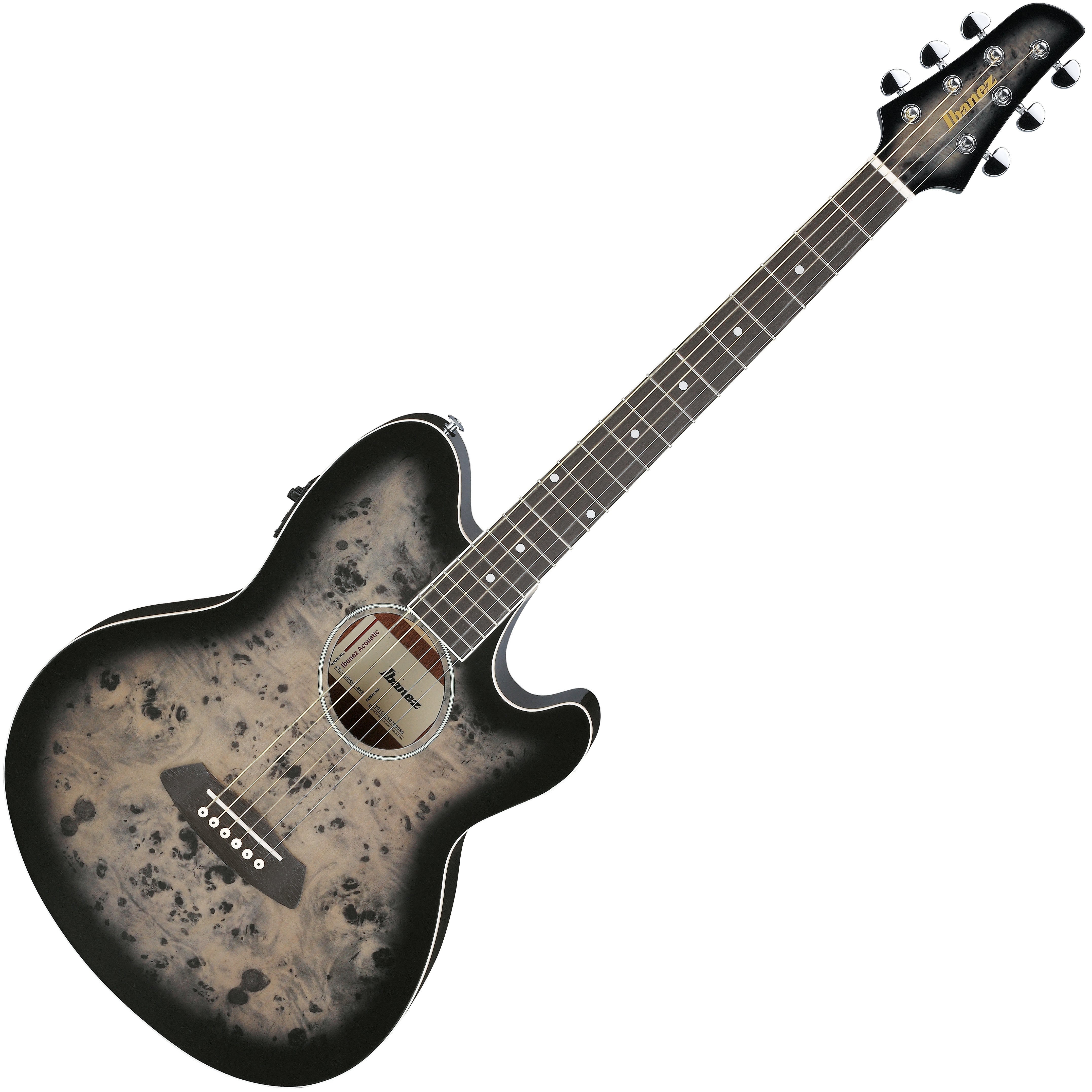 Ibanez Talman TCY10PA Acoustic-Electric Guitar - Transparent Brown