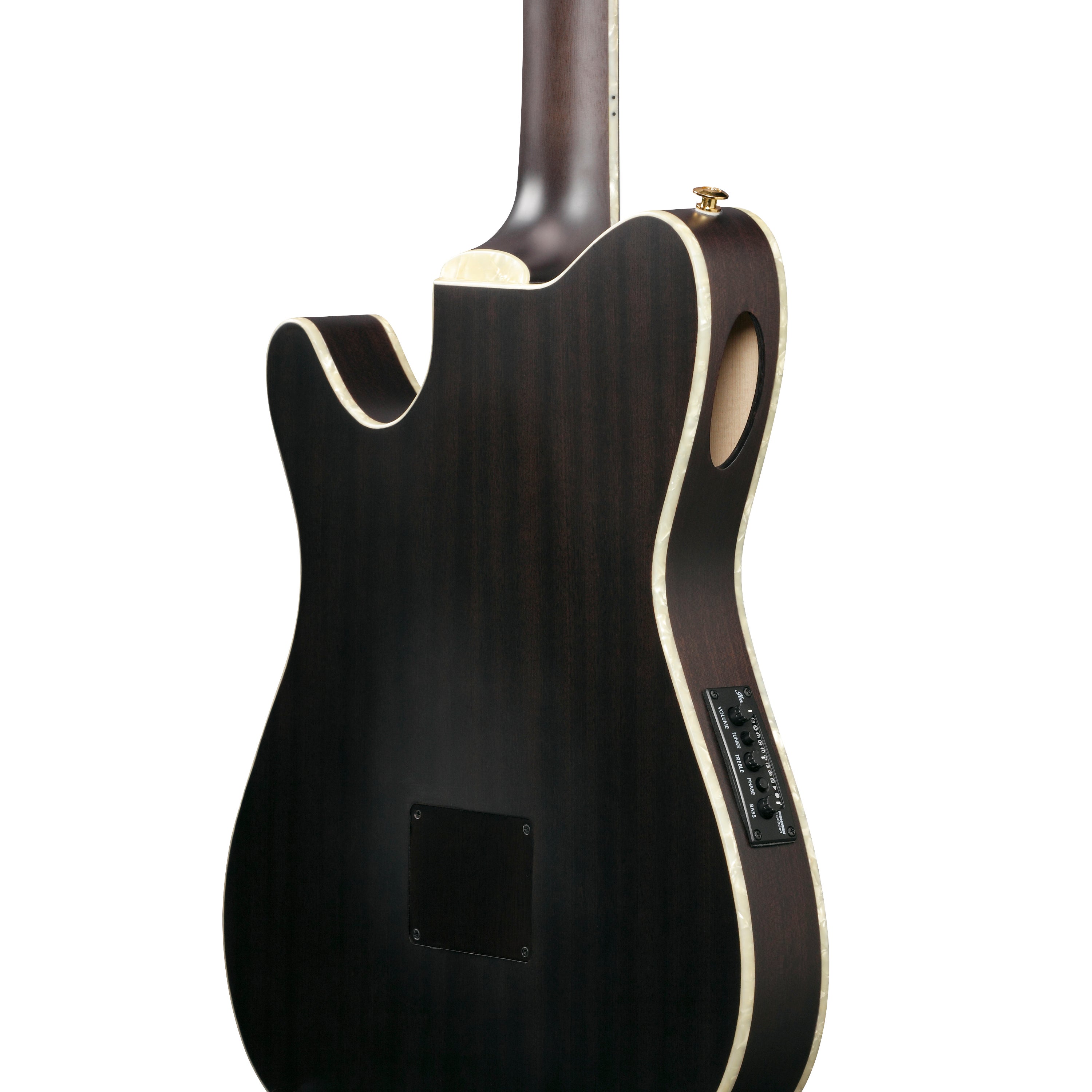 Ibanez TOD10N TKF Tim Henson Signature 6-String Nylon Acoustic-Electric Guitar - Transparent Black Flat