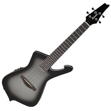 Ibanez UICT100-MGS Iceman Electric Tenor Ukulele - Metallic Gray Sunburst
