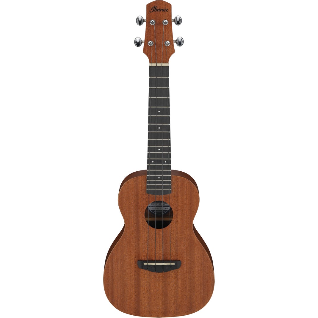 Ibanez UKC100 OPN Concert Ukulele - Open Pore Natural with Purpleheart Fingerboard