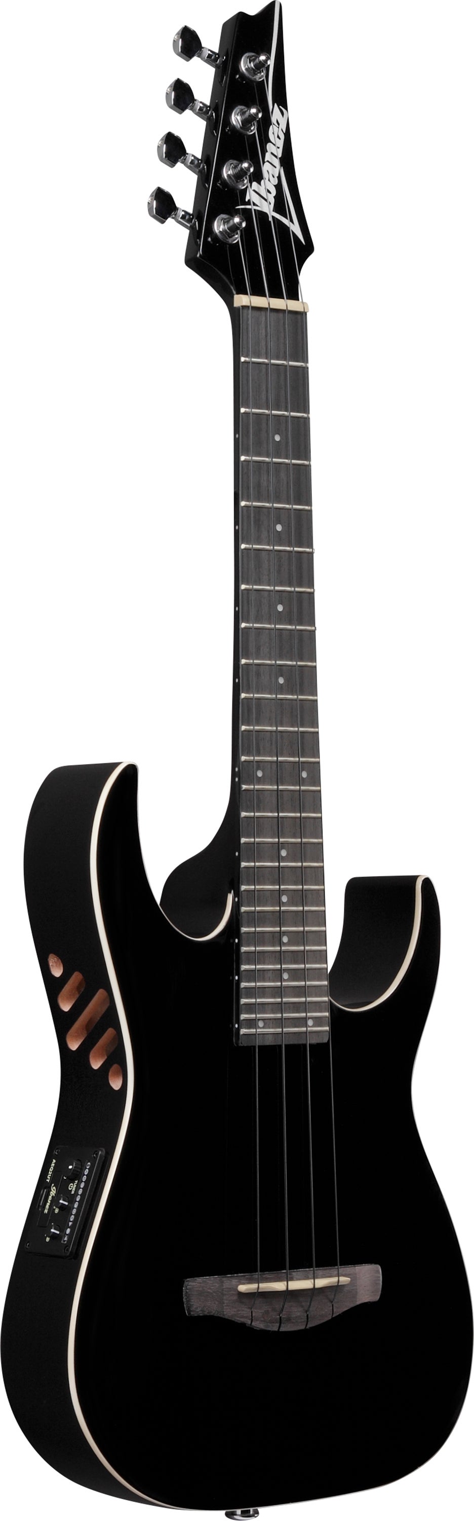 Ibanez URGT100 BK RG Electric Tenor Ukulele - Black | Music