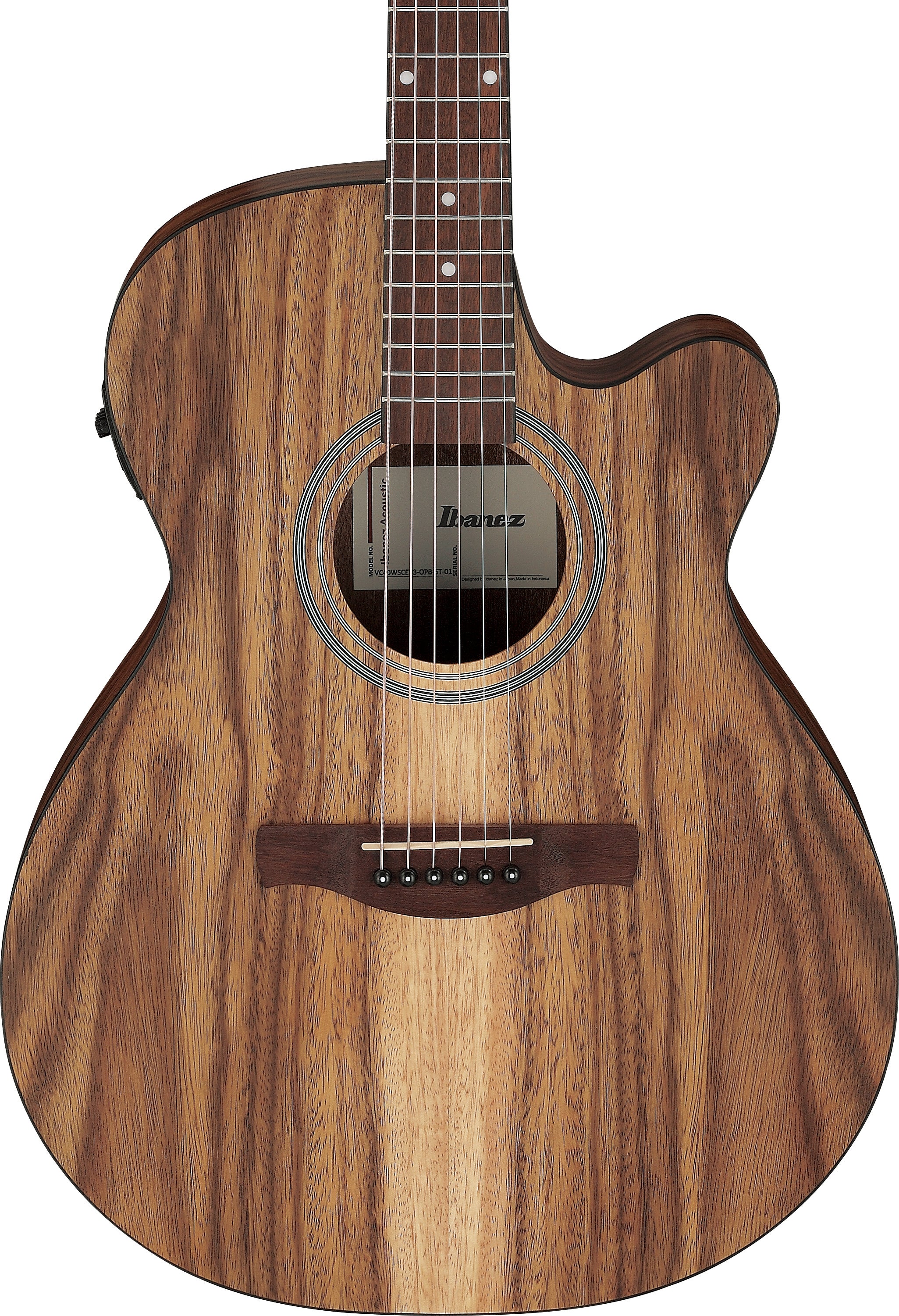 Ibanez VC40WSCE Acoustic-Electric Guitar - Open Pore Brown | Music