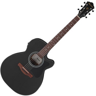 Ibanez VC44CE Acoustic-Electric Guitar - Weathered Black Open Pore