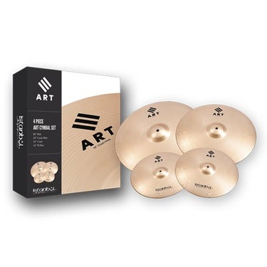 Istanbul IARTS4 Agop ART 4-piece Cymbal Set 14-inch/ 16-inch/ 20-inch/ 18-inch