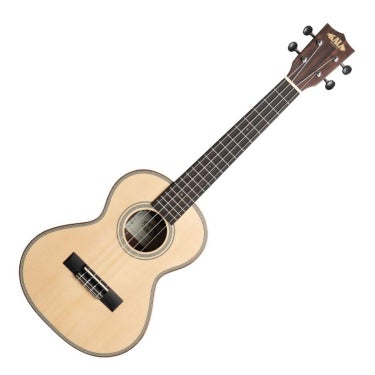 Kala KA-SSEBY-T Solid Top Tenor Ukulele with striped Ebony - Bag Incl