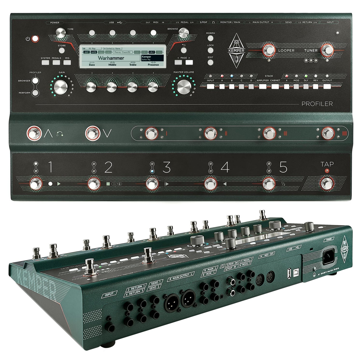 Kemper Profiler Stage Floorboard Amp Profiler