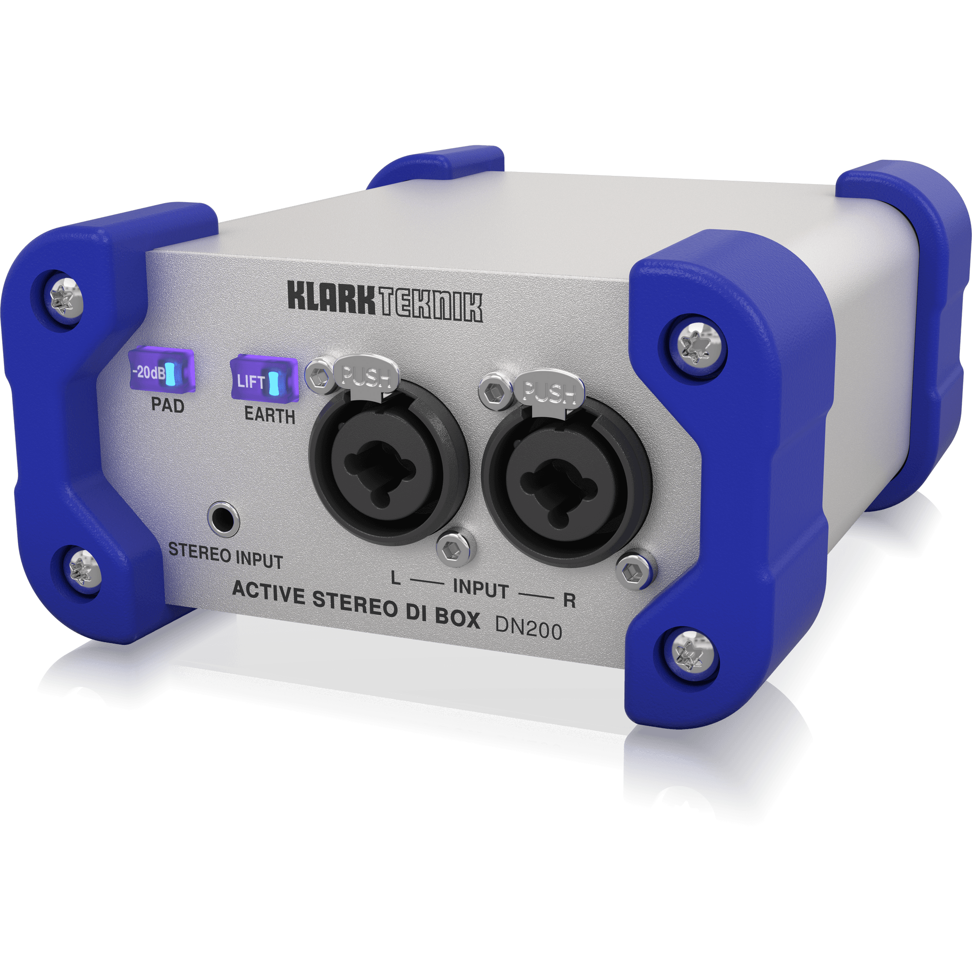 Klark Teknik DN200 V2 2-Channel Active DI Box with Extended