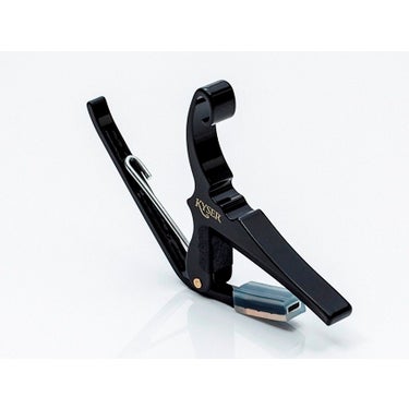 Kyser KG6-B Quick-Change Guitar Capo for 6-String Western/Steel String Acoustic Guitar - Black