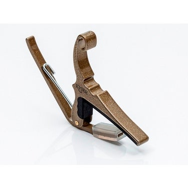 Kyser KG6-G Quick-Change Guitar Capo for 6-String Western/Steel String Acoustic Guitar - Gold