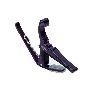 Kyser KG6-P Quick-Change Guitar Capo for 6-String Western/Steel String Acoustic Guitar - Purple