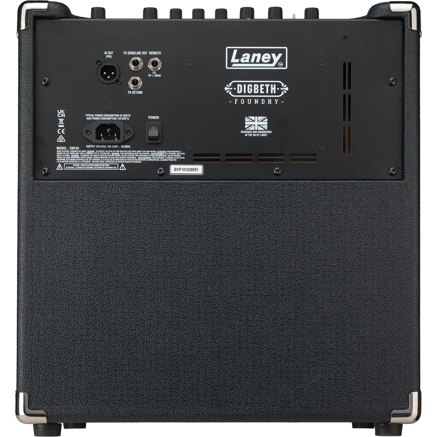 Laney Digbeth Foundry DBF50 50-watt 1 x 10-inch Bass Combo