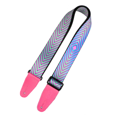 Levy's MP2OI-004 Optical Illusion Series Guitar Strap - Distortion
